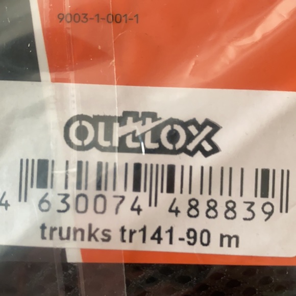 Outtox Black Wrap Rear Trunks-TR141-90-M. - Picture 4 of 4